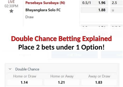 Double Chance Bet Explained .